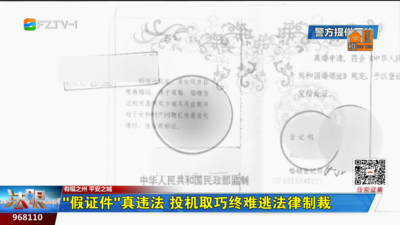 “假证件”真违法 投机取巧终难逃法律制裁