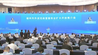第二十五届投洽会福州市外资招商暨服务业扩大开放推介会举行