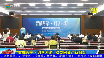“智融两岸・创享未来” 助力闽台产业融合
