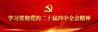 学习贯彻党的二十届四中全会精神