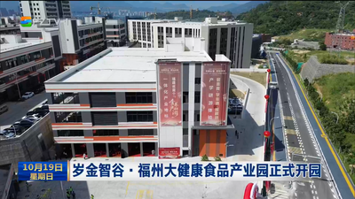 岁金智谷·福州大健康食品产业园正式开园