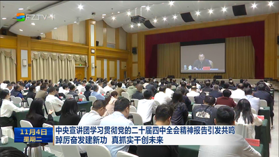 中央宣讲团学习贯彻党的二十届四中全会精神报告引发共鸣 踔厉奋发建新功 真抓实干创未来