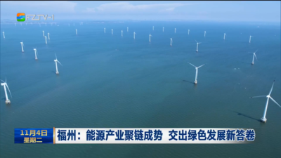 福州：能源产业聚链成势 交出绿色发展新答卷