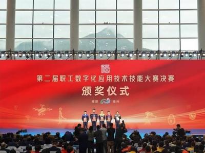 职工数字化应用技术技能大赛落幕 福建获团体总分第一