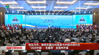 命运与共：联结东盟2045愿景与中国式现代化 “2025中国——东盟周”在福州开幕