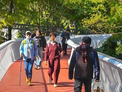 巧妙串联山色、江景、湖韵 栈桥直通左海 福道新添“打卡点”