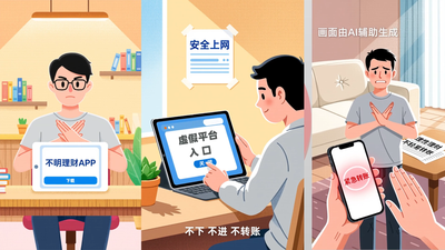 公益广告 | 警惕虚假投资理财诈骗 小心一夜暴“负”