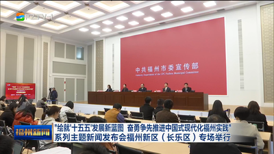 “绘就‘十五五’发展新蓝图 奋勇争先推进中国式现代化福州实践”系列主题新闻发布会福州新区（长乐区）专场举行