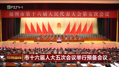 市十六届人大五次会议举行预备会议