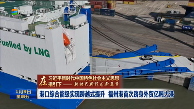 港口综合能级实现跨越式提升 福州港首次跻身外贸亿吨大港