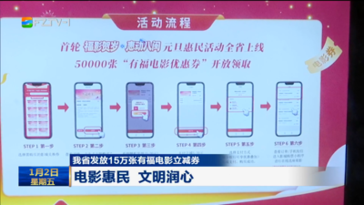 我省发放15万张有福电影立减券 电影惠民 文明润心