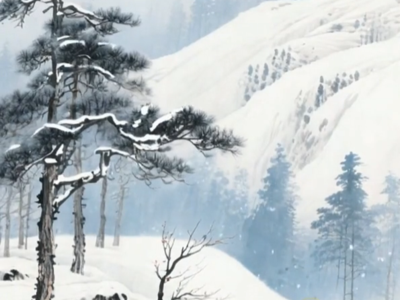 中国画里话节气丨大寒雪尽岁将晚，《冬岭探梅图轴》中待春讯。