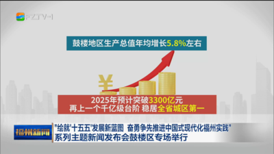 “绘就‘十五五’发展新蓝图 奋勇争先推进中国式现代化福州实践”系列主题新闻发布会鼓楼区专场举行
