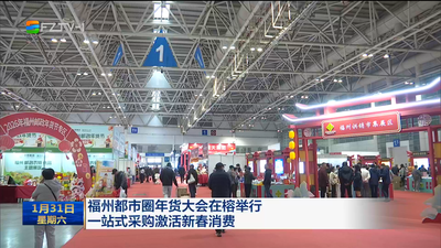 福州都市圈年货大会在榕举行 一站式采购激活新春消费