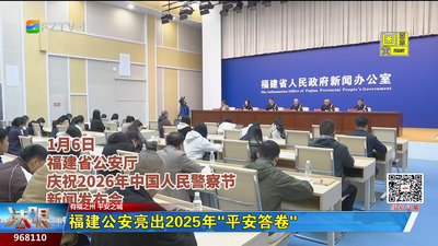 福建公安亮出2025年“平安答卷”