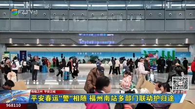 平安春运“警”相随 福州南站多部门联动护归途