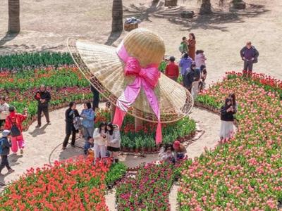 好浪漫！福州植物园迎来史上最大郁金香花展