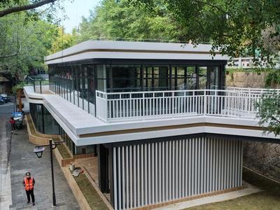 白马河公园添精致“小景” 计划国庆节前投入运营