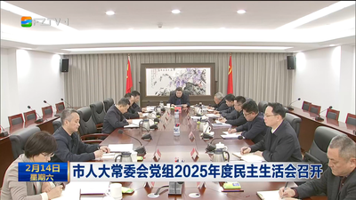市人大常委会党组2025年度民主生活会召开