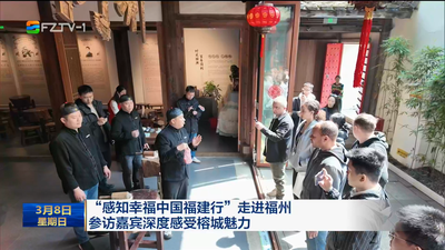“感知幸福中国福建行”走进福州 参访嘉宾深度感受榕城魅力