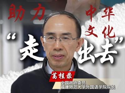 全国政协委员葛桂录：解码“他”视角 助力中华文化“走出去”