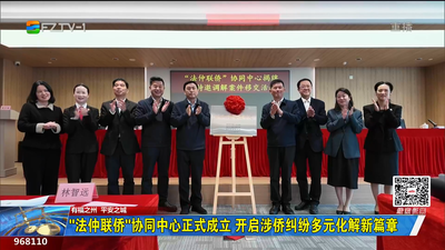 “法仲联侨”协同中心正式成立 开启涉侨纠纷多元化解新篇章