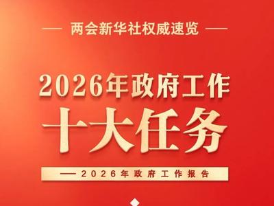 2026年政府工作十大任务