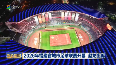 2026年福建省城市足球联赛开幕 赵龙出席
