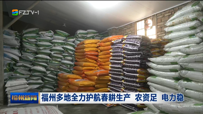 福州多地全力护航春耕生产 农资足 电力稳