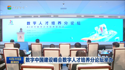 数字中国建设峰会数字人才培养分论坛举办