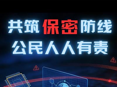 2026年全国保密宣传教育月公益海报丨共筑保密防线 公民人人有责