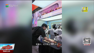 沉浸式逛数字峰会 智能机器人花式炫技