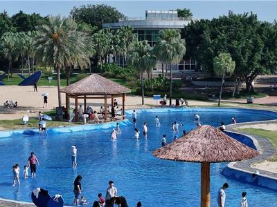 乌龙江公园沙滩园区戏水池焕新迎客