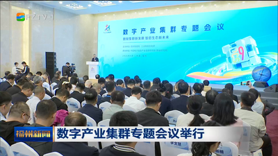 数字产业集群专题会议举行