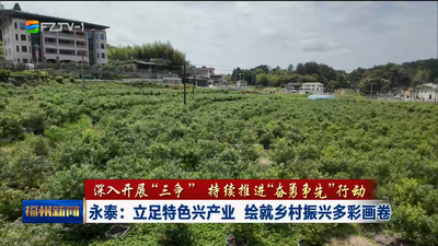 永泰：立足特色兴产业 绘就乡村振兴多彩画卷