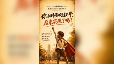 你小时候吹过的牛，后来实现了吗？