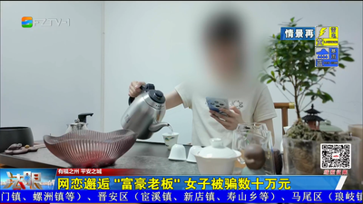 网恋邂逅“富豪老板” 女子被骗数十万元