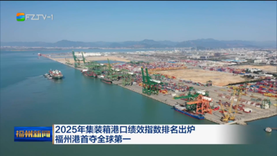 2025年集装箱港口绩效指数排名出炉 福州港首夺全球第一