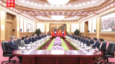 独家视频丨习近平：你连任后首访选择中国 体现了对发展中老关系的高度重视