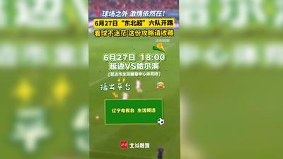 6月27日“东北超”六队开踢！看球不迷茫，这份攻略请收藏！