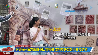 小福桥外语志愿服务队首亮相 流利英语架起中外友谊桥