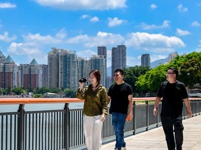 140米江畔慢行道打通“断点” 闽江南岸三大公园“一线牵”