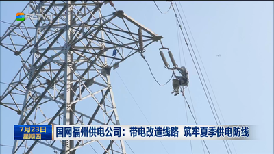 国网福州供电公司：带电改造线路 筑牢夏季供电防线