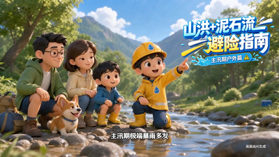 主汛期户外篇｜山洪泥石流避险指南：低洼不滞留，遇汛即撤离