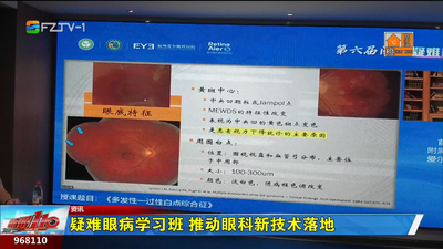 疑难眼病学习班 推动眼科新技术落地