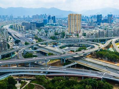 金山大道提升改造工程又有5条新建匝道通车