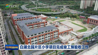 白湖北园片区小学项目完成竣工预验收工作
