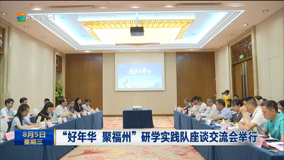 “好年华 聚福州”研学实践队座谈交流会举行