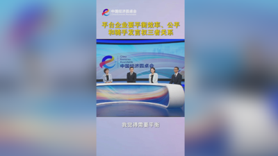 中国经济圆桌会丨平台企业要平衡效率、公平和骑手发言权三者关系