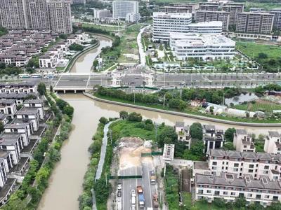 三江口片区将添纵向交通干线 螺洲支路道路工程开建